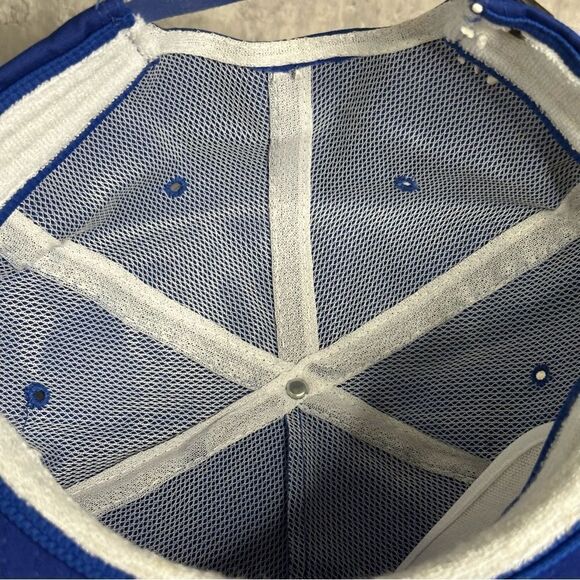 VTG Lafayette Wire Production Inc Blue Adjustable Strapback Hat OS - Picture 11 of 12